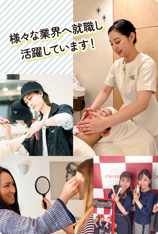 様々な業界へ就職し活躍しています!